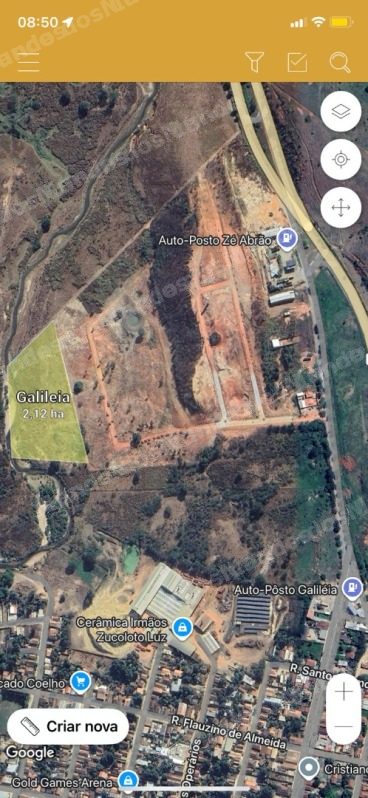 Terreno em leilao em Galiléia/MG