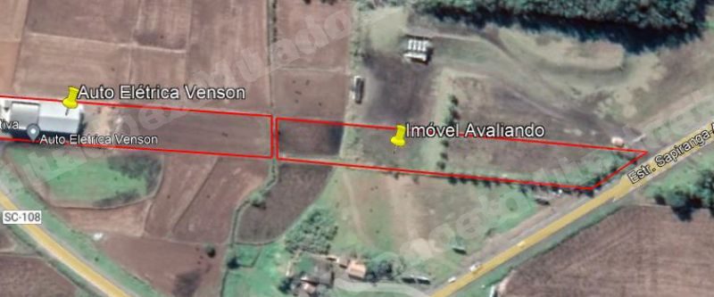 Imovel de 8247 m2 em leilao em Meleiro/SC