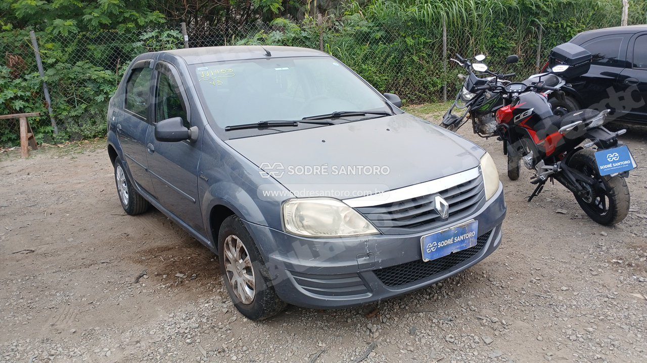 Renault Logan Aut 1016V 2012 em leilao em Guarulhos/SP