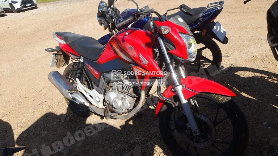 Honda Cg 160 Titan Ex 2017 em leilão em São José dos Pinhais/PR