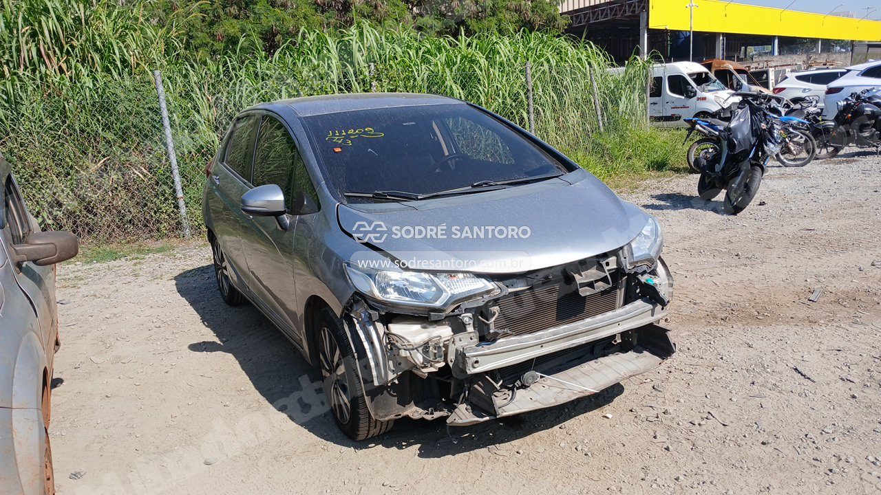 Honda Fit Ex Cvt 2015 em leilao em Guarulhos/SP