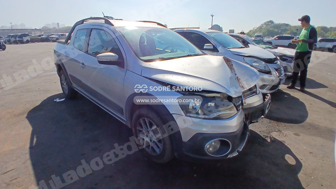 Volkswagen Saveiro Cd Cross Ma 2015 em leilao em Guarulhos/MA