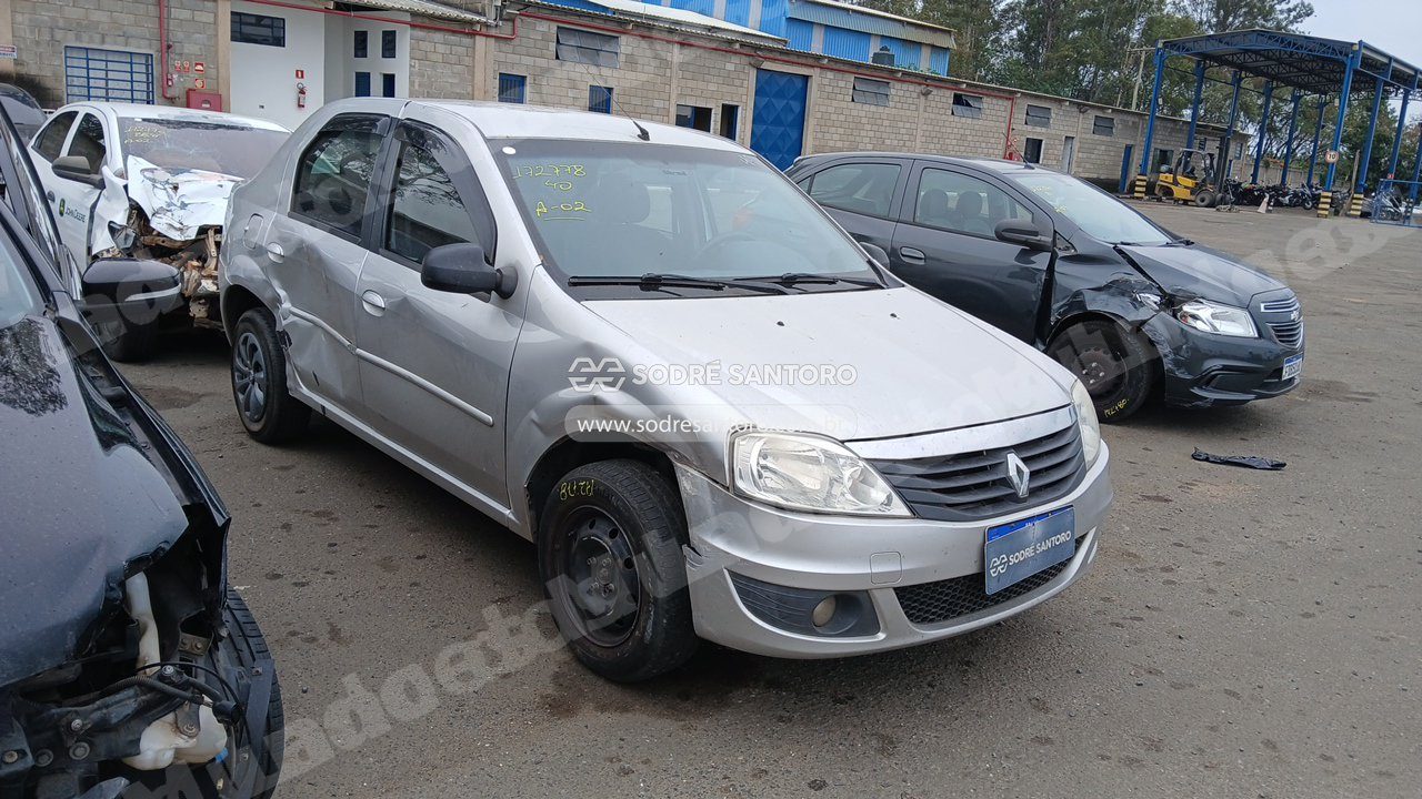 Renault Logan Exp 1016V 2012 em leilão em Monte Mor/SP