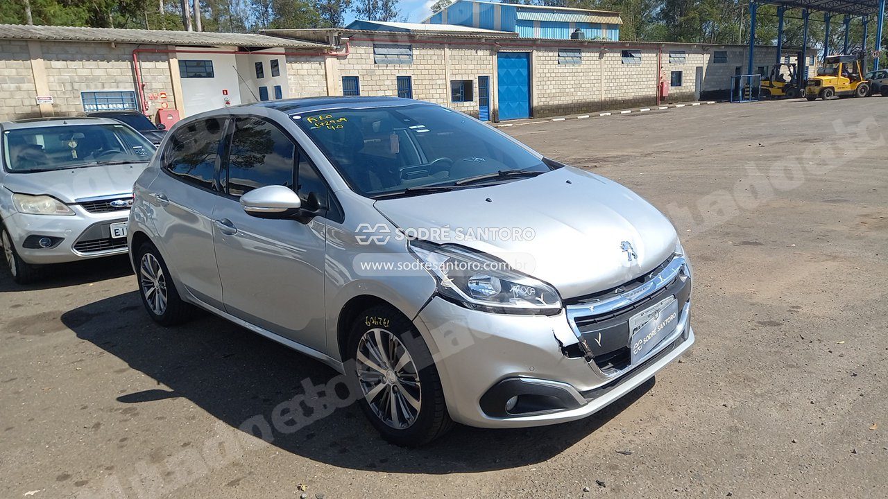 Peugeot 208 Griffe Eat6 2019 em leilão em Monte Mor/SP