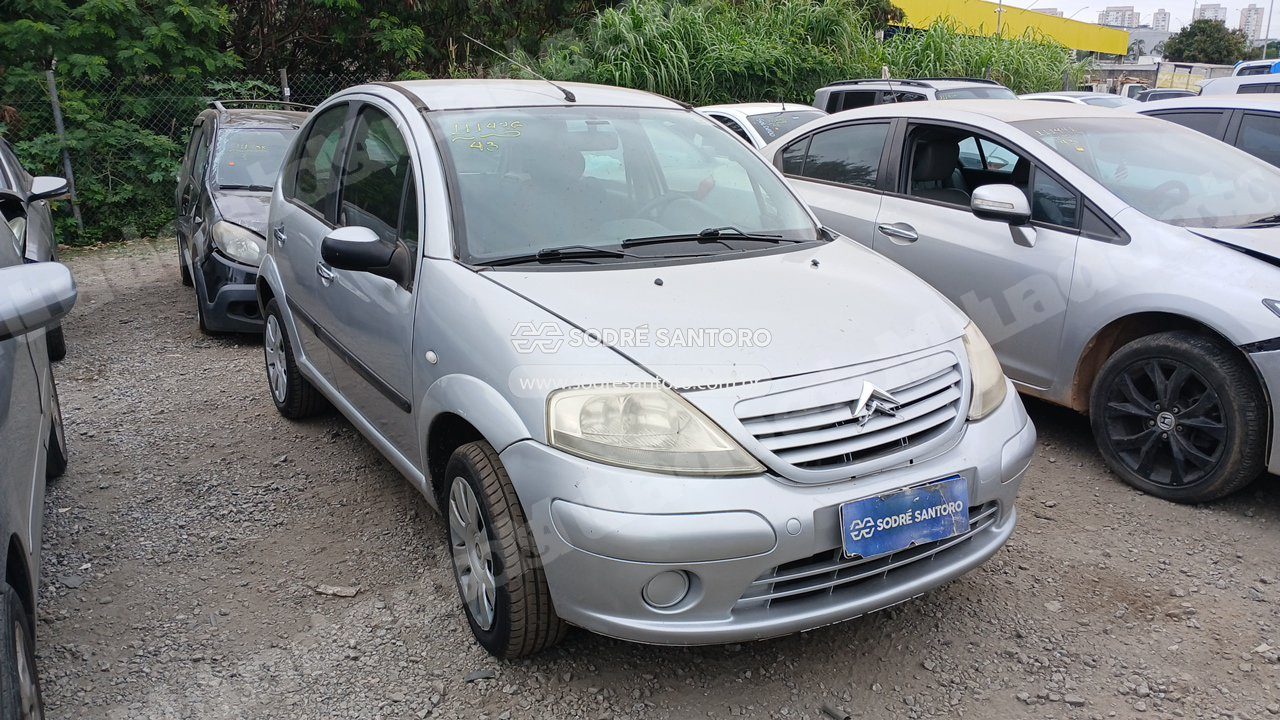 Citroen C3 Glx 14 Flex 2007 em leilao em Guarulhos/SP