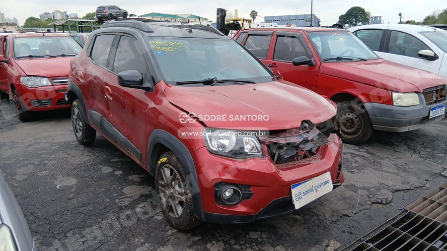 Renault Kwid Intens 10Mt 2019 em leilão em Guarulhos/SP