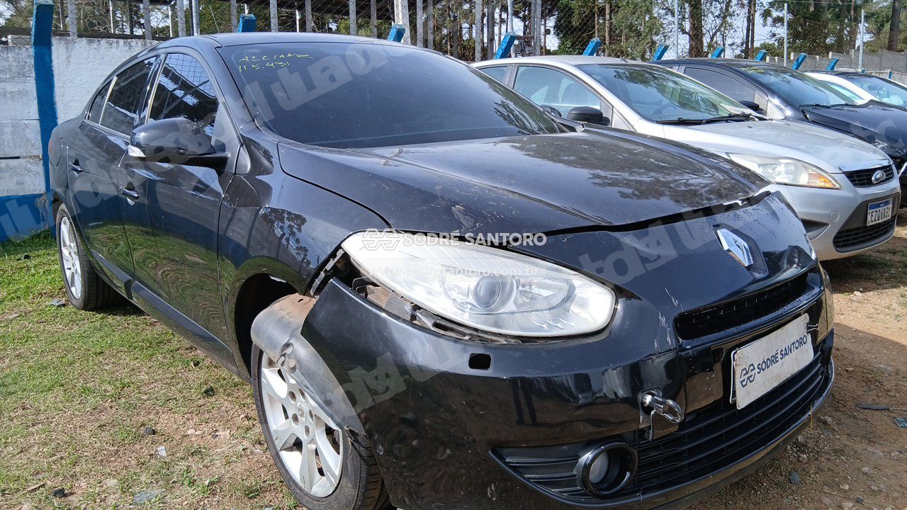 Renault Fluence Pri20A 2012 em leilao em São José dos Pinhais/PR