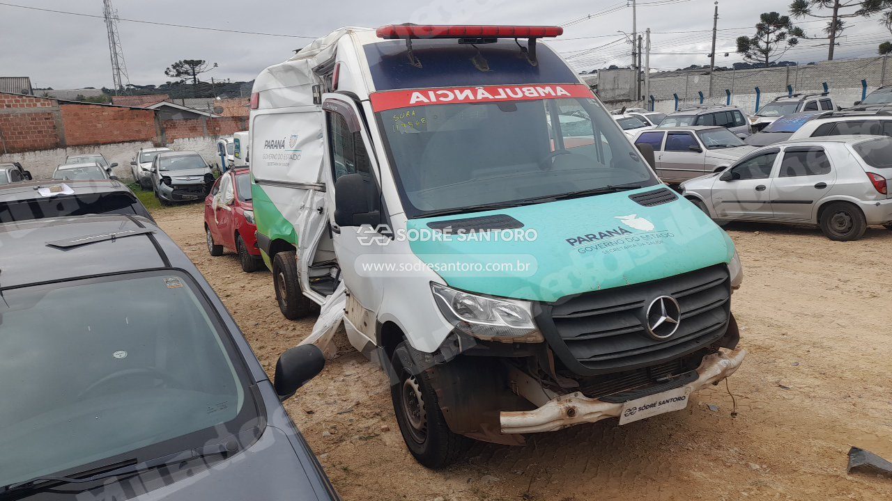 Mercedes-Benz 416 Alter Amb 2022 em leilao em São José dos Pinhais/PR