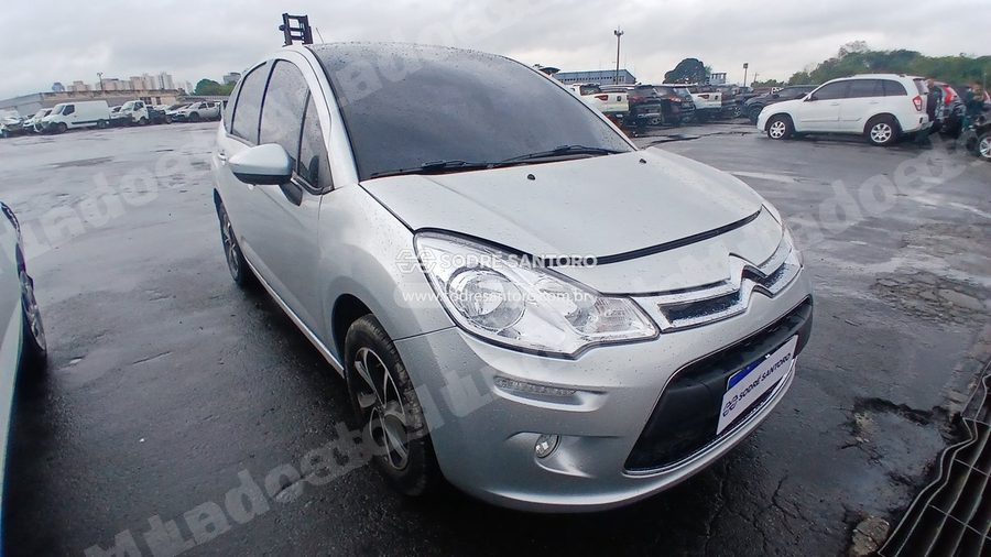 Citroen C3 90M Tendance 2014 em leilão em Guarulhos/SP