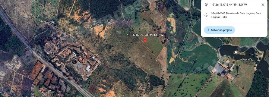 Terreno em leilao em Sete Lagoas/MG