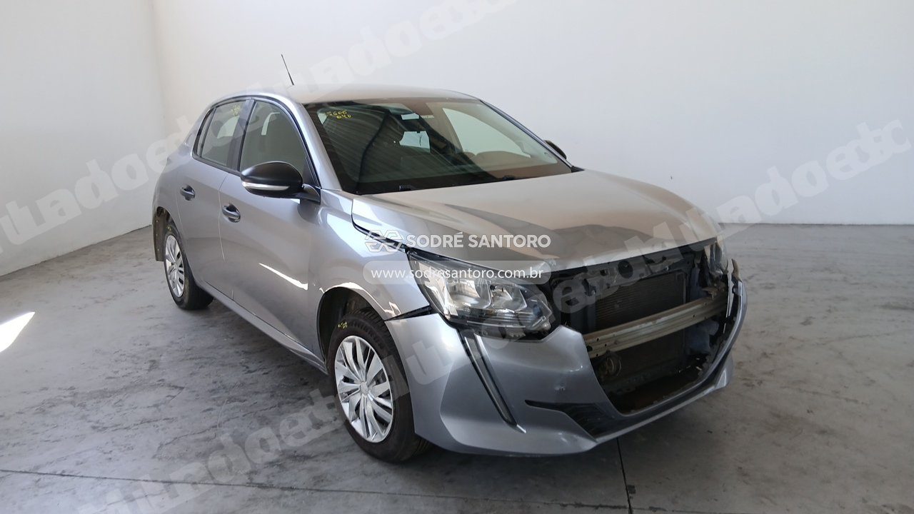 Peugeot 208 Like Mt 2023 em leilão em Caçapava/SP