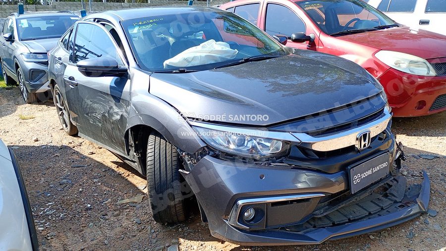 Honda Civic Exl Cvt 2020 em leilão em São José dos Pinhais/PR