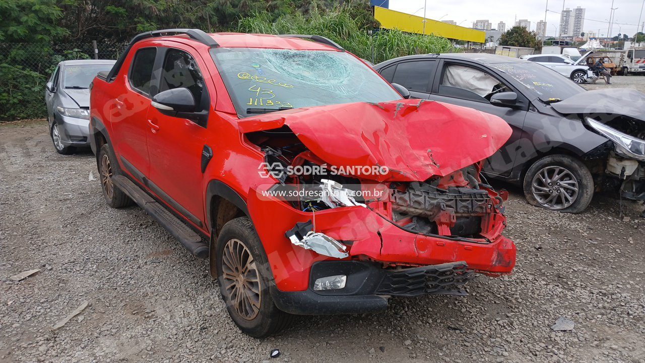 Fiat Strada Ranch At 2023 em leilao em Guarulhos/SP - Lote 1