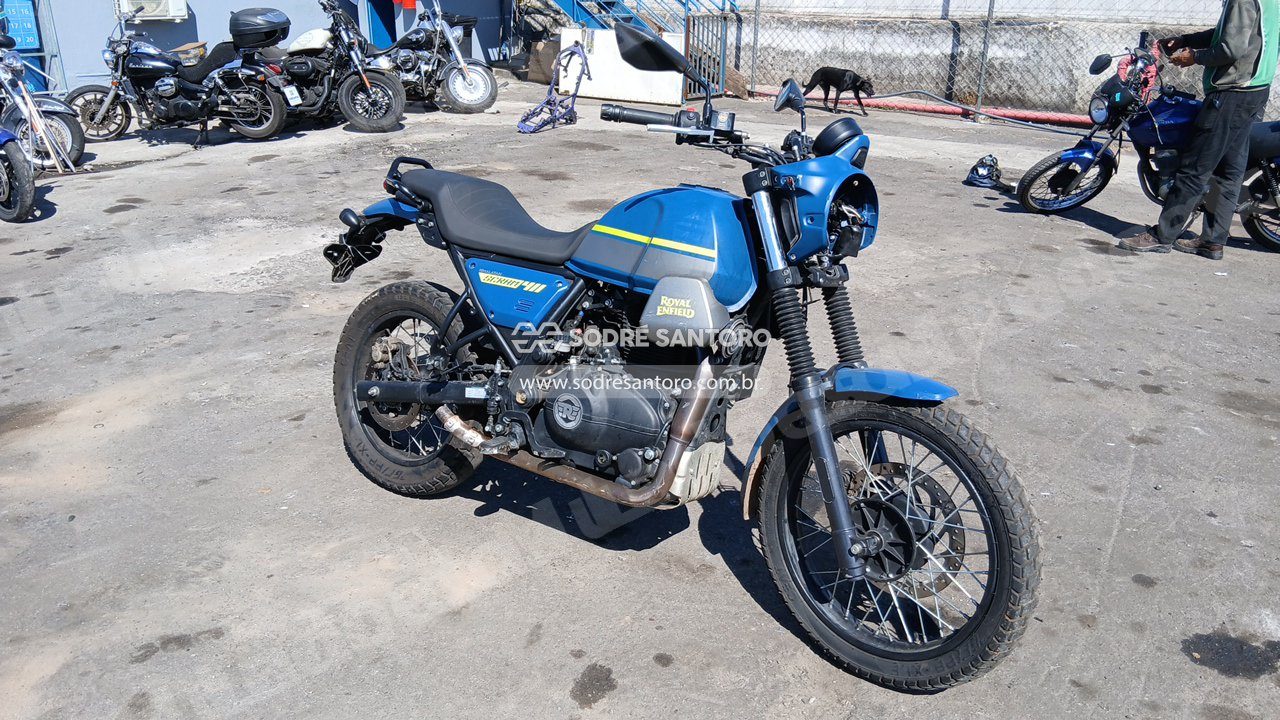 Royal Enfield Scram 411 2023 em leilao em Brasil