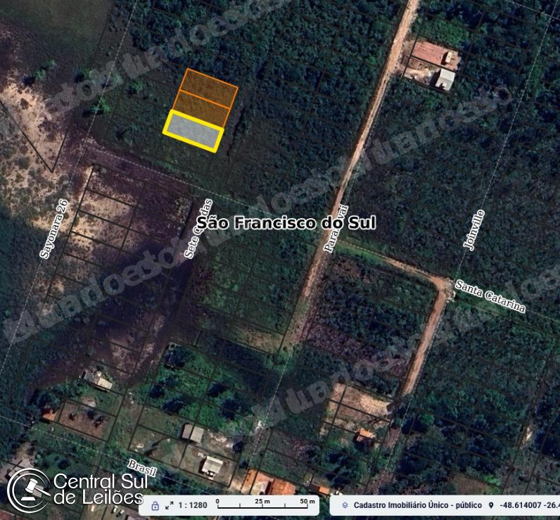 Terreno em leilao em São Francisco do Sul/SC