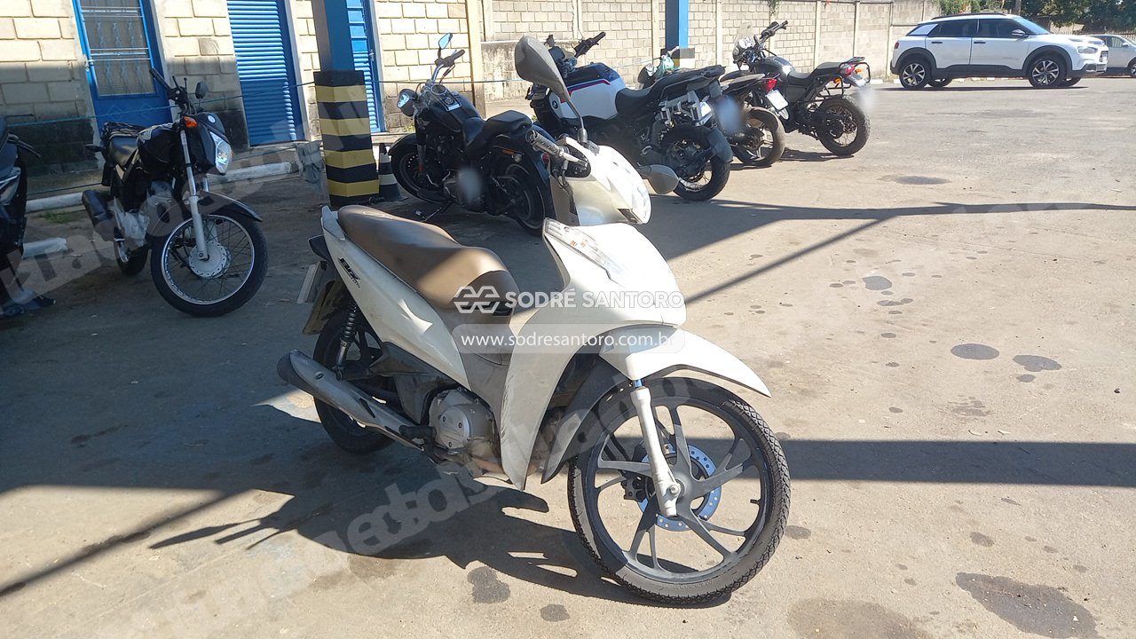 Honda Biz 125 2022 em leilão em Monte Mor/SP - Lote 2