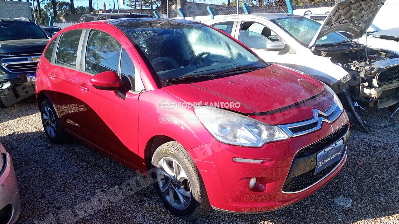 Citroen C3 90M Tendance 2016 em leilao em São José dos Pinhais/PR