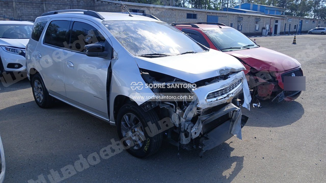 Chevrolet Spin 1.8L At Lt Adv 2018 em leilao em Monte Mor/SP