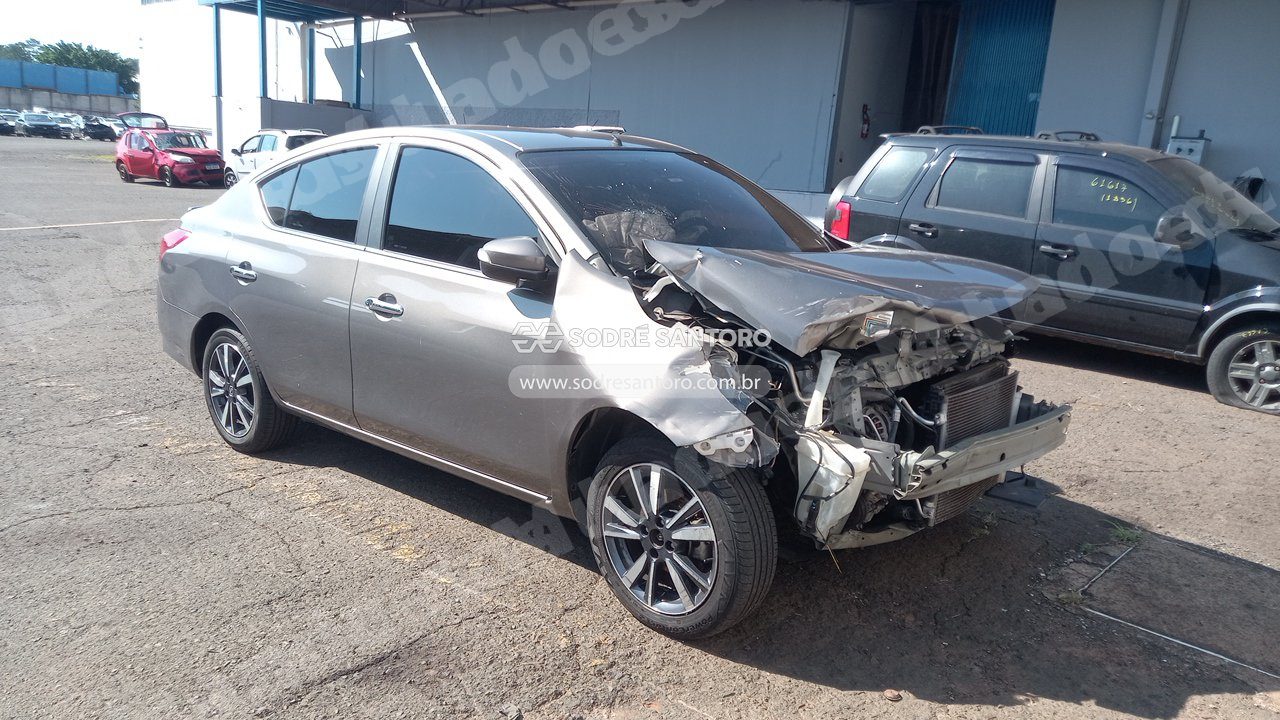 Nissan Versa 16Sl Cvt 2019 em leilao em Bauru/SP