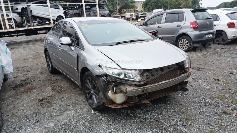 Honda Civic Lxs 2014 em leilão em Guarulhos/SP