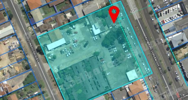 Imóvel de 7808 m2 em leilão em Curitiba/PR