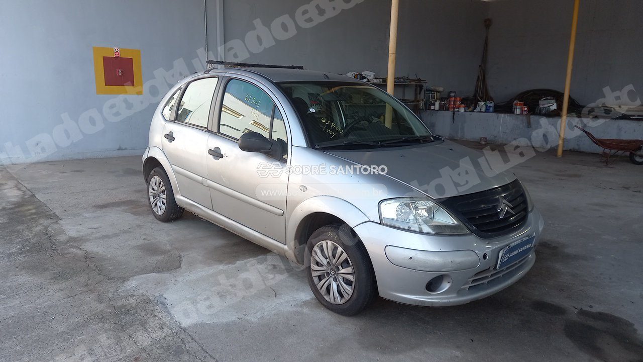 Citroen C3 Glx 14 Flex 2008 em leilão em Bauru/SP
