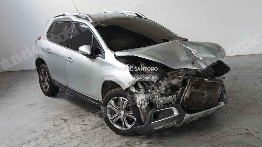 Peugeot 2008 Griffe At 2017 em leilão em Caçapava/SP