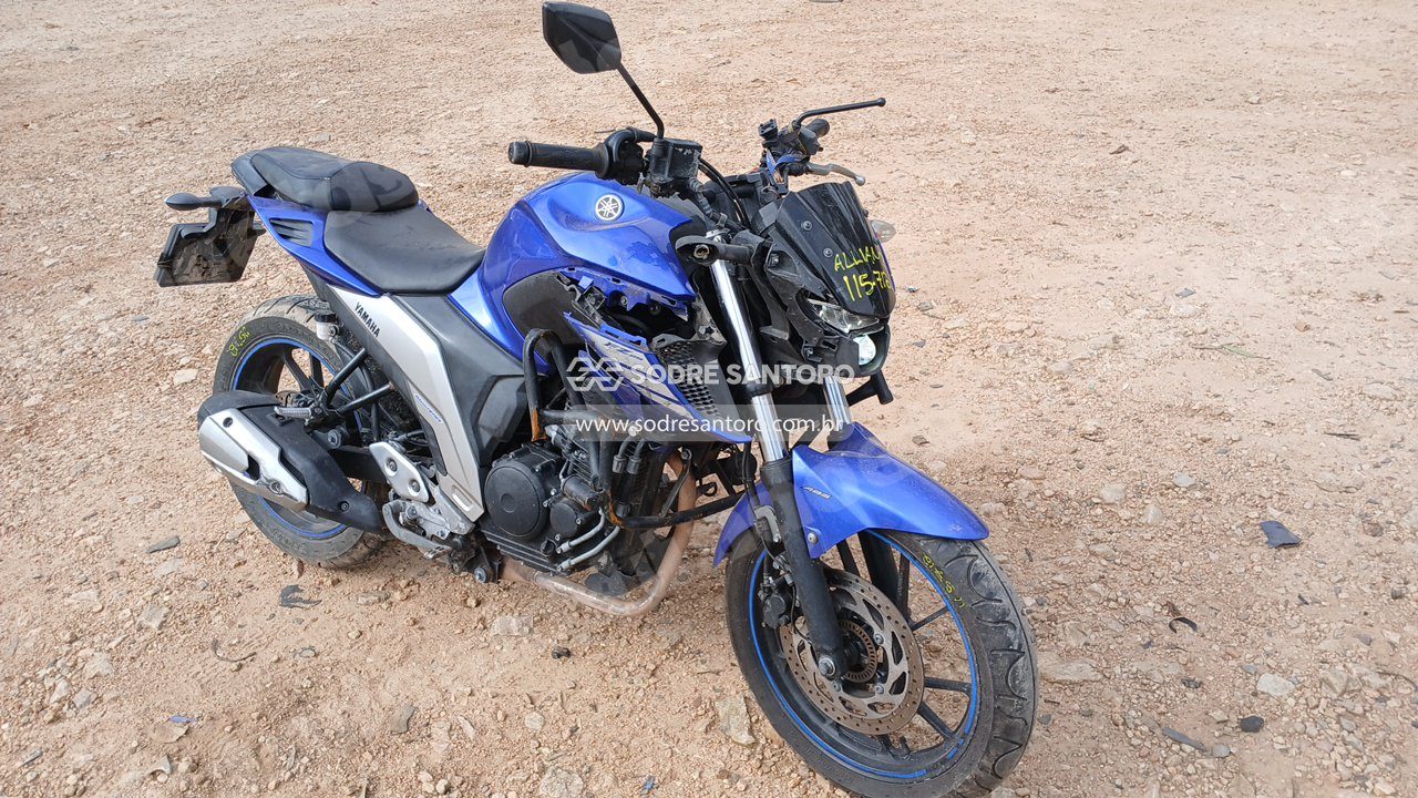 Yamaha Fz25 Fazer 2022 em leilão em São José dos Pinhais/PR