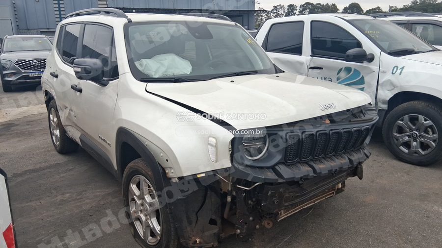 Jeep Renegade 1.3 Turbo 2024 em leilão em Guarulhos/SP