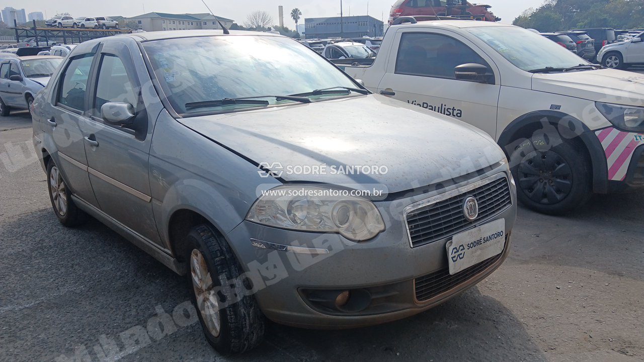 Fiat Siena Elx Flex 2008 em leilao em Brasil