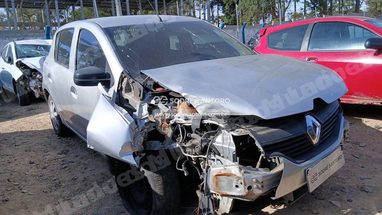 Renault Sandero Auth 10 2016 em leilão em São José dos Pinhais/PR