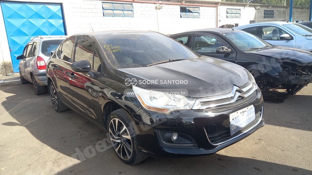 Citroen C4L A Thp Tend 2015 em leilao em Monte Mor/SP