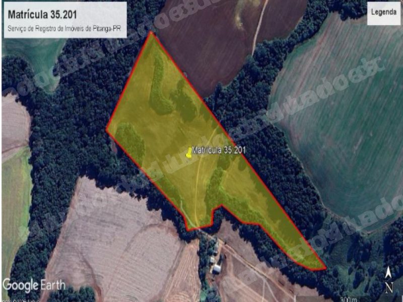 Terreno em leilao em Pitanga/PR