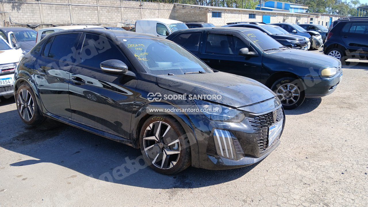 Peugeot 208 Gt T200 2025 em leilao em Monte Mor/SP