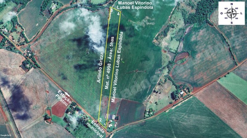 Terreno de 50000 m2 em leilão em Bossoroca/RS