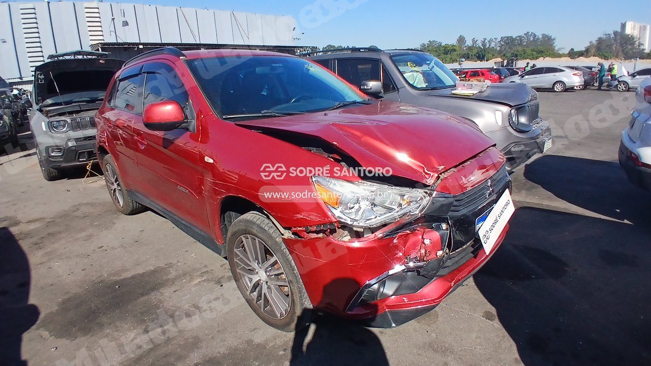 Mitsubishi Asx 2.0 Cvt Flex 2018 em leilao em Brasil