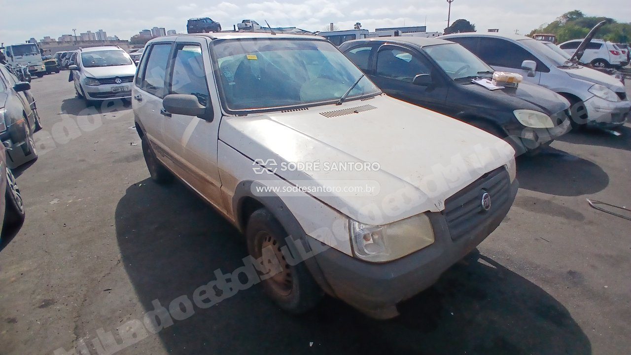 Fiat Uno Mille Way Econ 2009 em leilao em Brasil