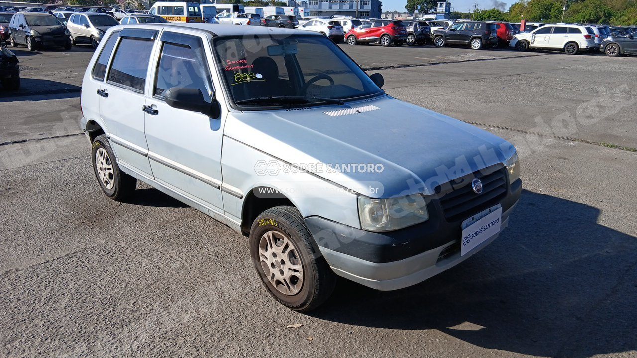 Fiat Uno Mille Economy 2012 em leilao em Guarulhos/SP