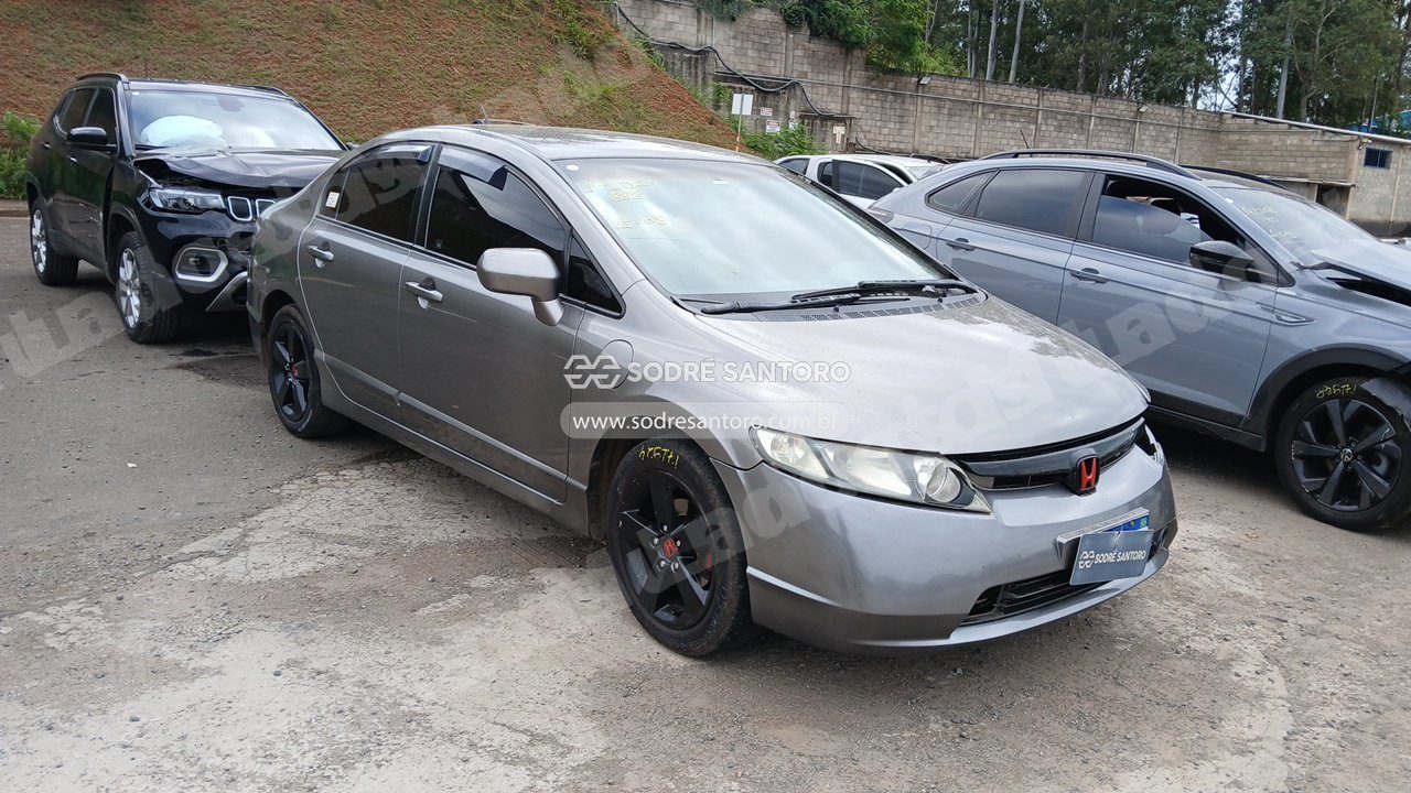 Honda Civic Lxs Flex 2008 em leilao em Monte Mor/SP
