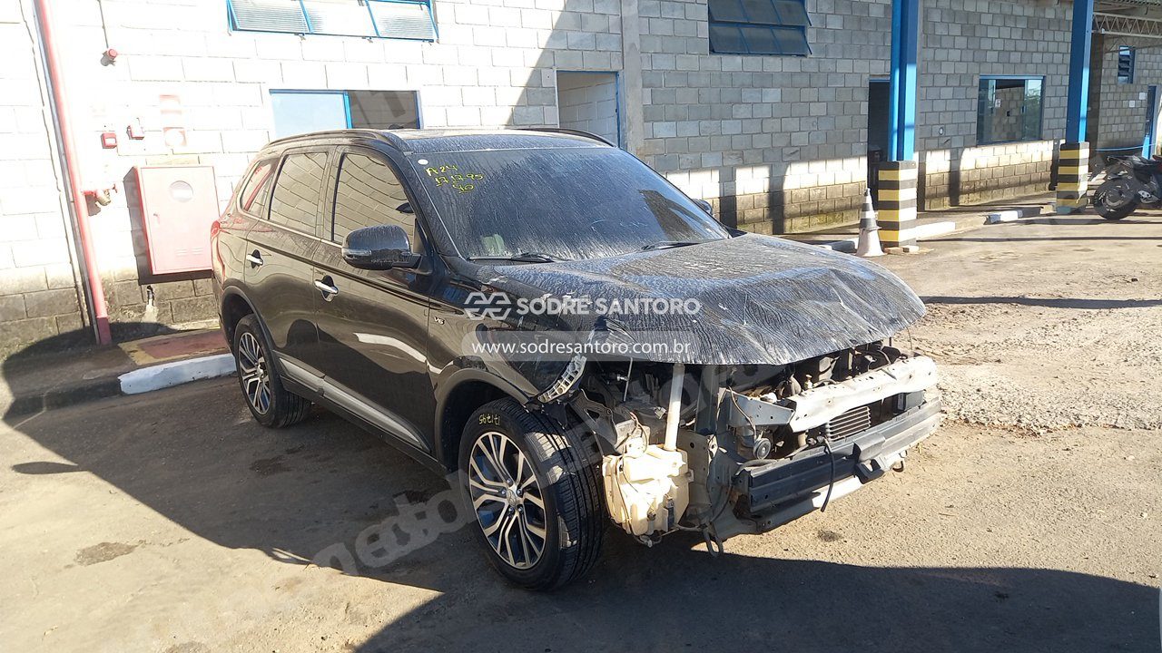 Mitsubishi Outlander 3.0 Gt 2016 em leilao em Monte Mor/SP