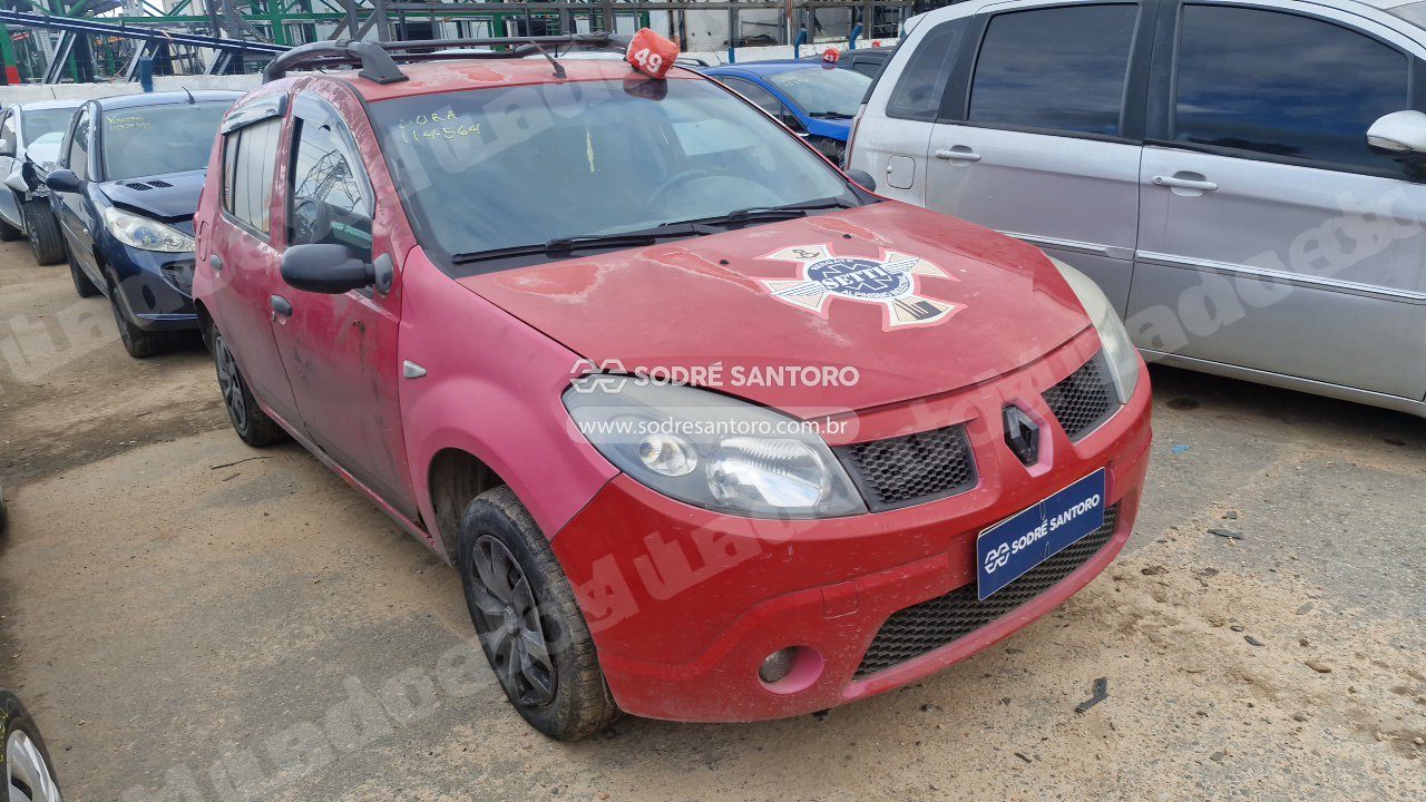 Renault Sandero 2009 em leilão em São José dos Pinhais/PR
