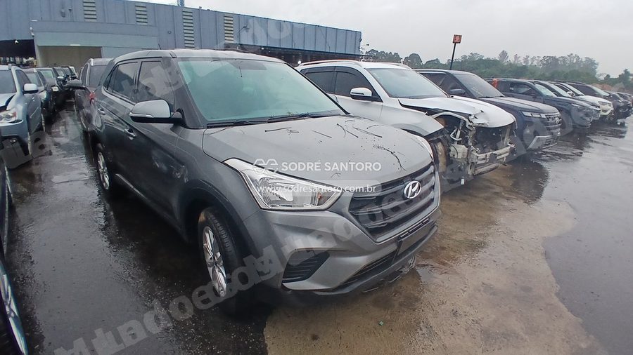 Hyundai Creta 16A Attitu 2020 em leilão em Guarulhos/SP