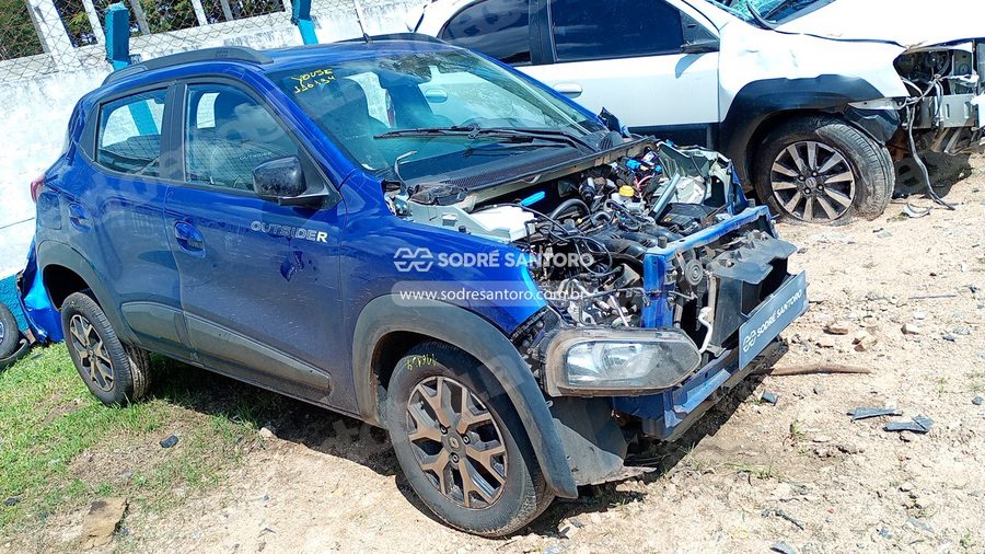 Renault Kwid Outsid 2024 em leilão em São José dos Pinhais/PR