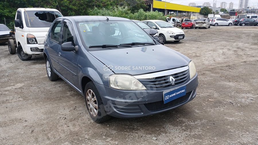 Renault Logan Aut 1016V 2012 em leilão em Guarulhos/SP