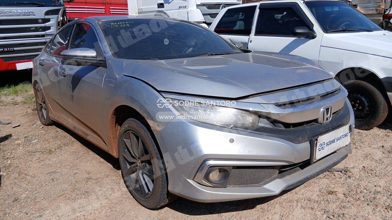 Honda Civic Touring Cvt 2020 em leilao em São José dos Pinhais/PR