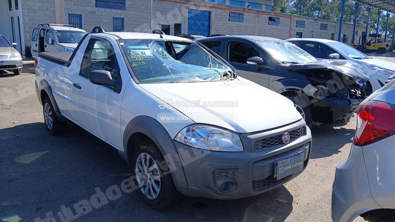 Fiat Strada Hd Wk Cc E 2018 em leilao em Monte Mor/SP