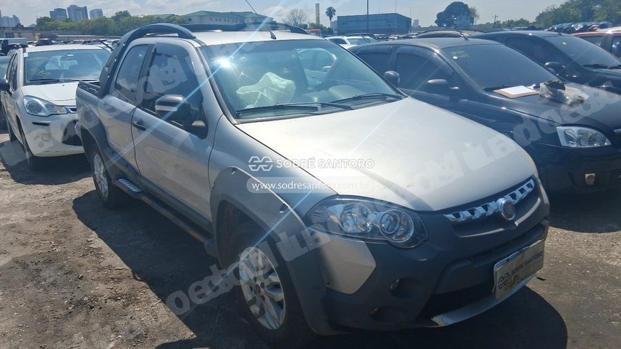 Fiat Strada Adventure Cd 2013 em leilão em Guarulhos/SP