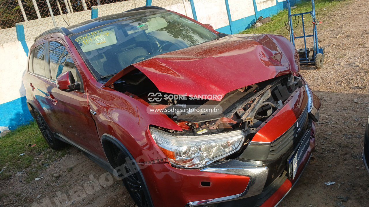 Mitsubishi Asx Awd Cvt Flex H 2018 em leilão em São José dos Pinhais/PR