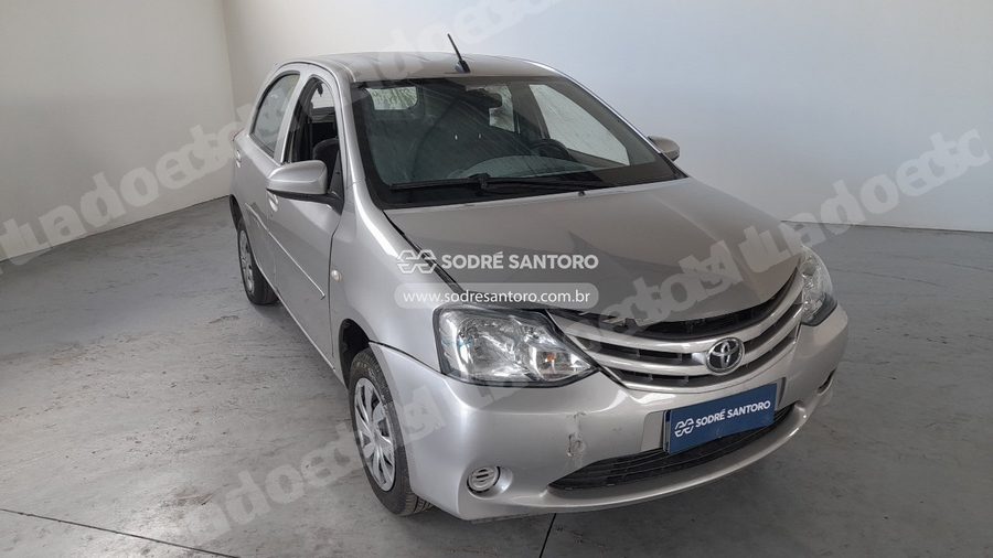 Toyota Etios Hb X 13L Mt 2017 em leilão em Caçapava/SP