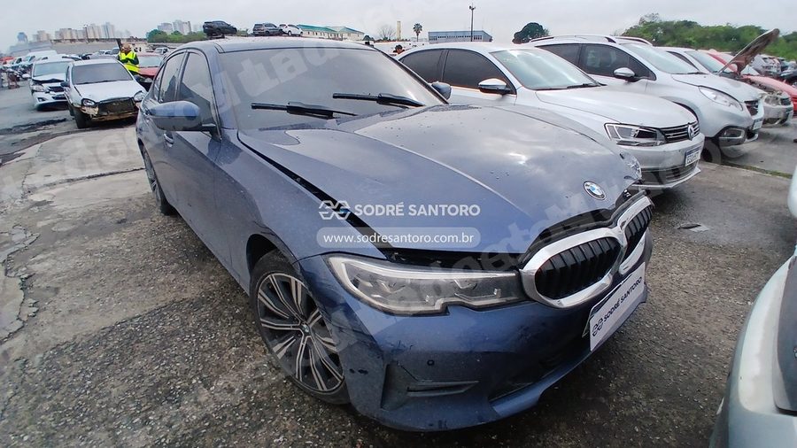 Bmw 320I Active Flex 2021 em leilão em Guarulhos/SP